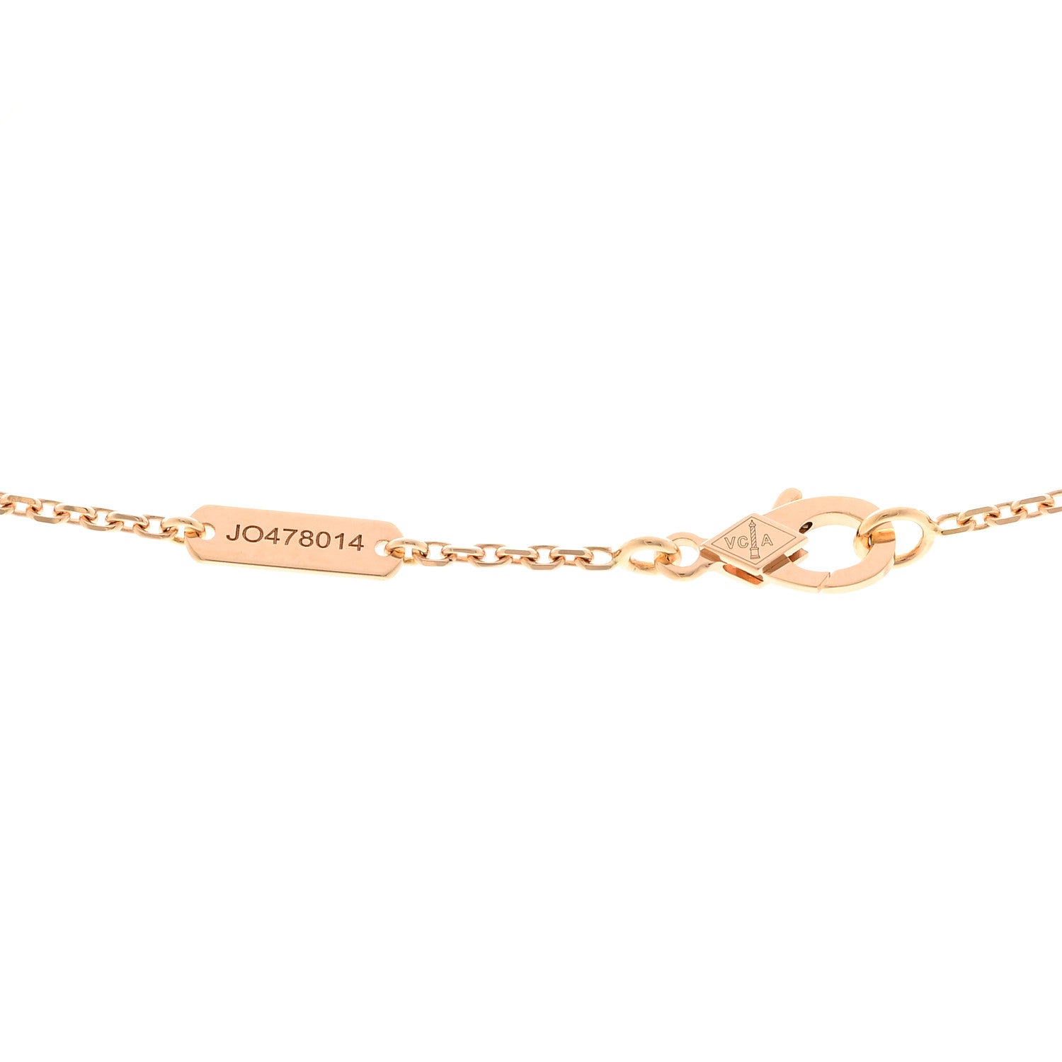 Van Cleef & Arpels 18K Yellow Gold Vintage Alhambra Pendant Necklace 5 of 6