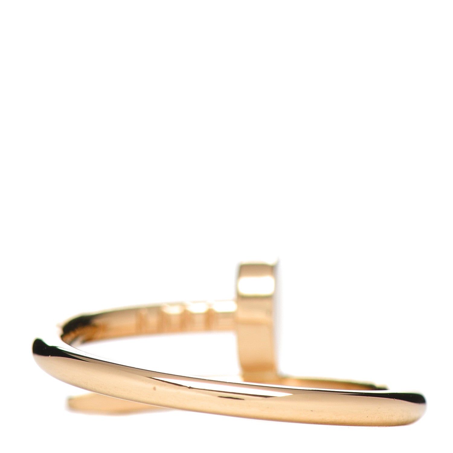 Cartier 18K Yellow Gold Small Juste Un Clou Ring 49 4.75 3 of 4