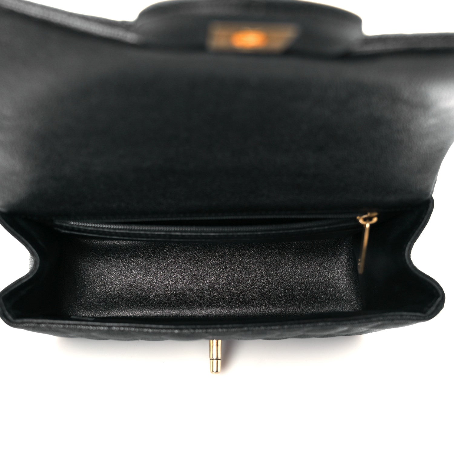 Chanel Caviar Quilted Mini Top Handle Rectangular Flap Black 5 of 12