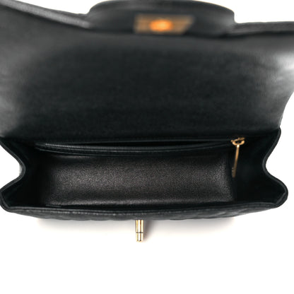 Chanel Caviar Quilted Mini Top Handle Rectangular Flap Black 5 of 12