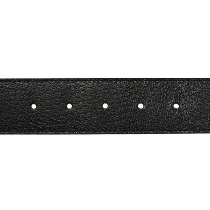 Gucci Textured Calfskin Double G 40mm Belt 85 34 Black 3 of 6