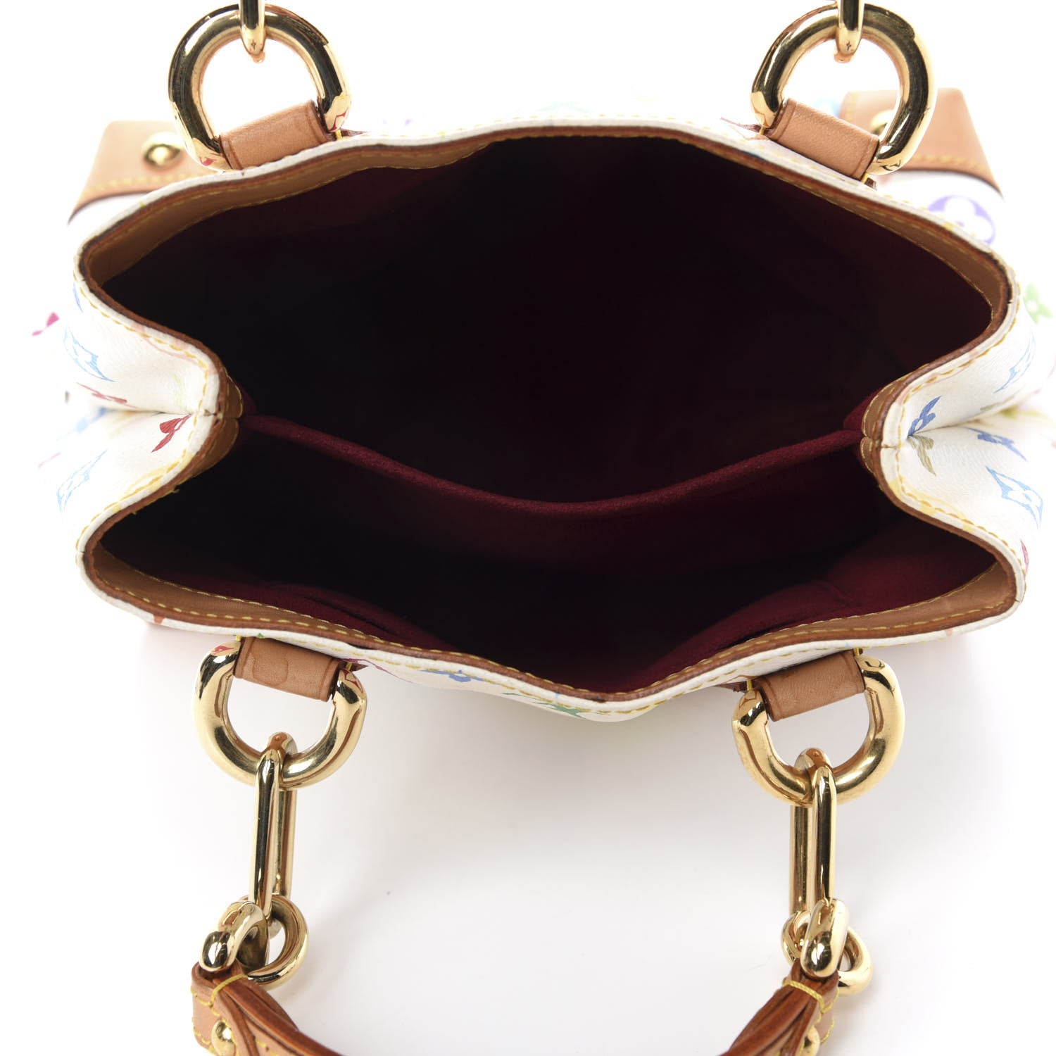 Louis Vuitton Monogram Multicolor Audra White 5 of 10
