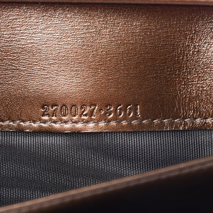 Gucci Metallic Monogram Continental Wallet Brown 7 of 10