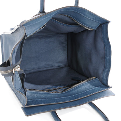 Celine Drummed Calfskin Mini Luggage Orage 5 of 9