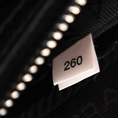 Prada Glace Calfskin Studded Crossbody Black 7 of 10