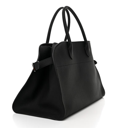 The Row Matte Grained Calfskin Soft Margaux 15 Black 3 of 9