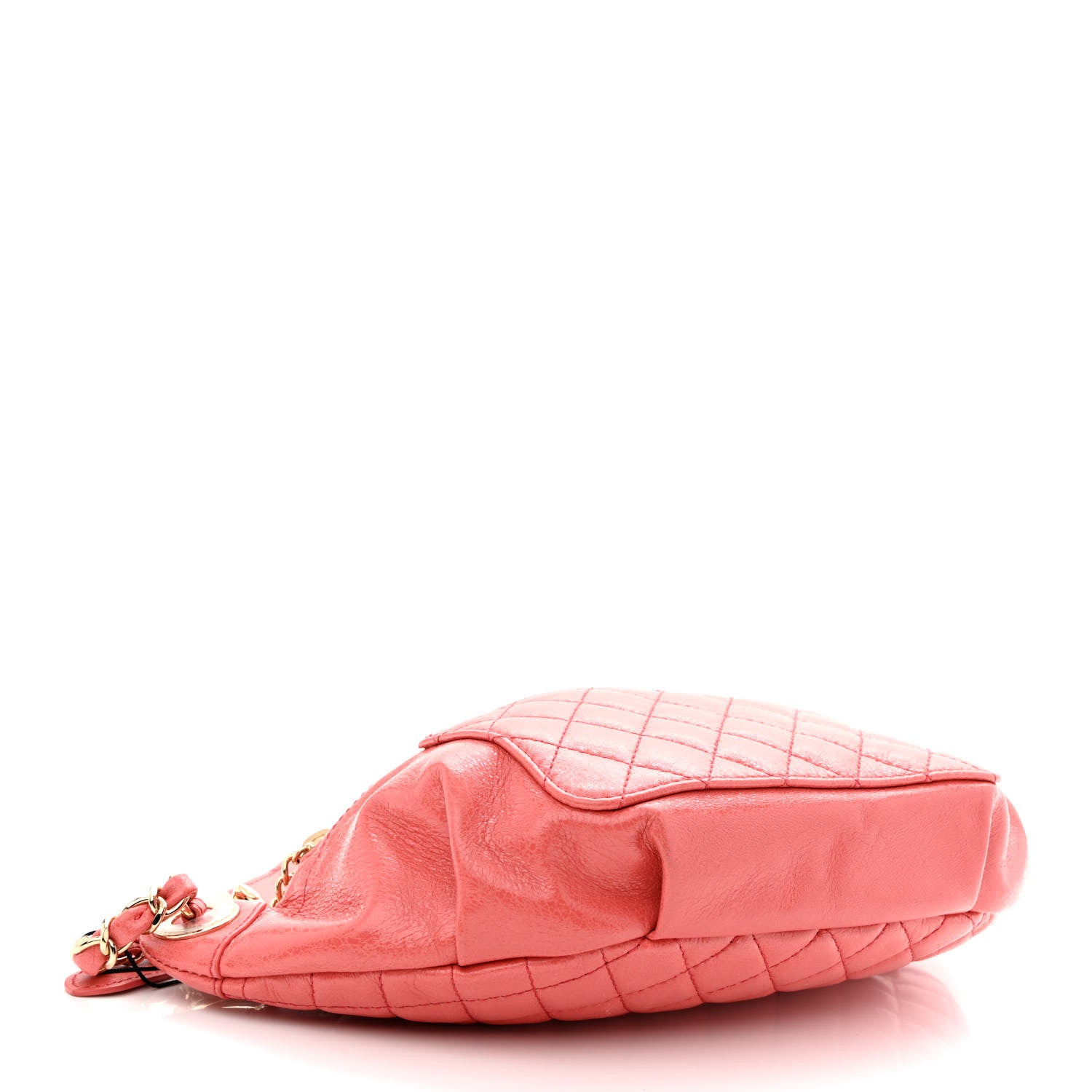 Chanel Crumpled Lambskin Quilted Bi Waist Bag Fanny Pack Pink 4 of 10