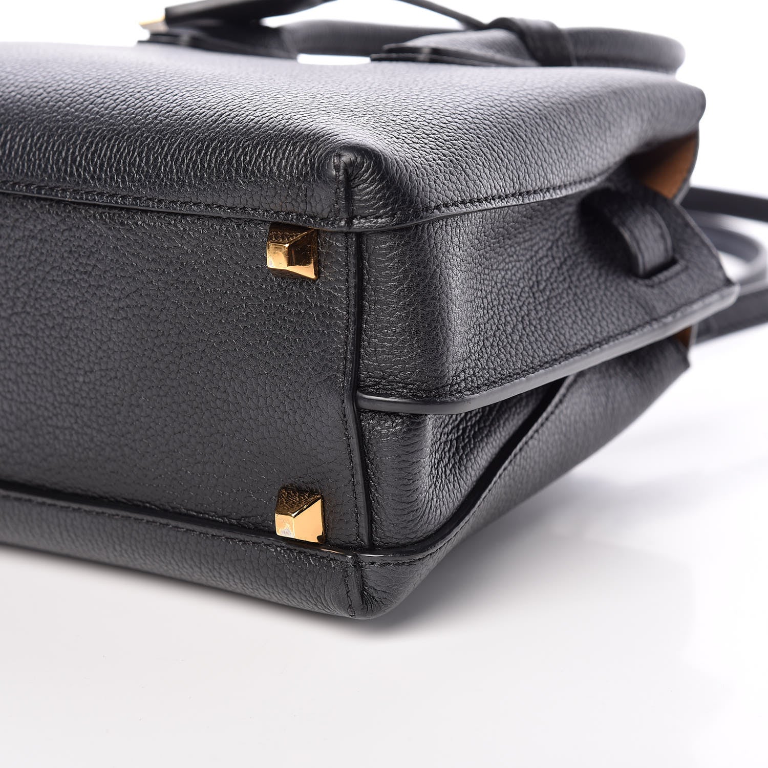 MCM Grained Calfskin Mini Milla Tote Black 11 of 11