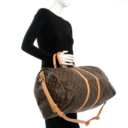 Louis Vuitton Monogram Keepall Bandouliere 55 2 of 8