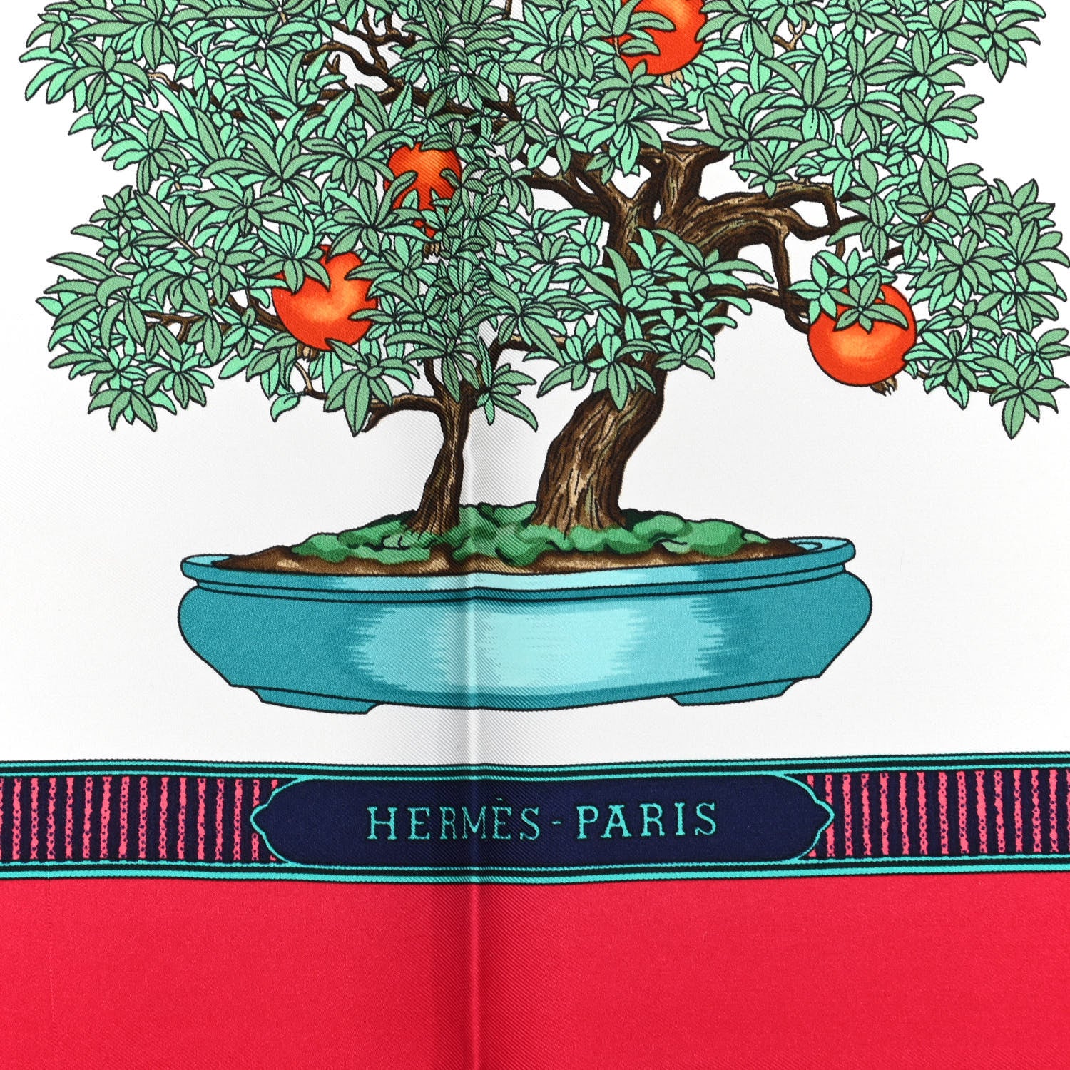Hermes Silk Bonsai Scarf 90 2 of 5