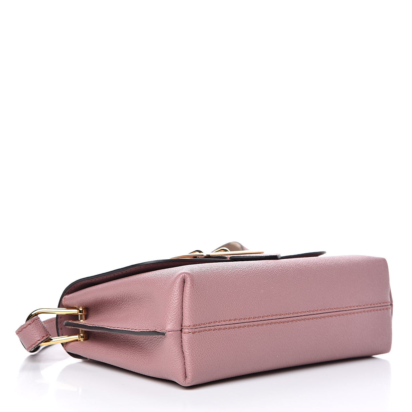 Soft Grain Calfskin Small Medley Crossbody Dusty Pink