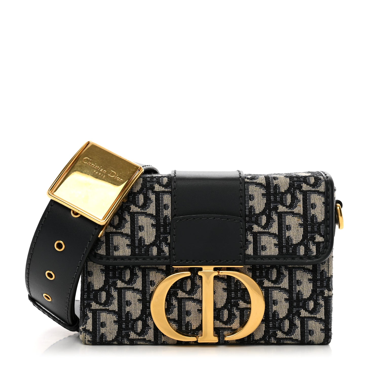 Oblique 30 Montaigne Box Bag Blue