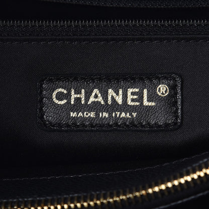 Chanel Caviar Quilted XL Grand Shopping Tote GST Black 6 of 10