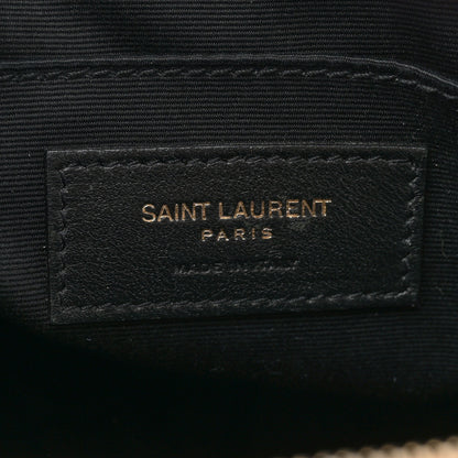 Saint Laurent Suede Matelasse Monogram Lou Camera Bag Cinnamon 6 of 12