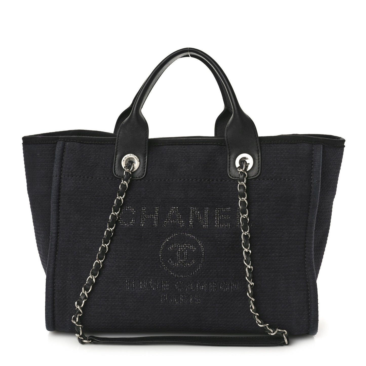 Mixed Fibers Small Deauville Tote Black