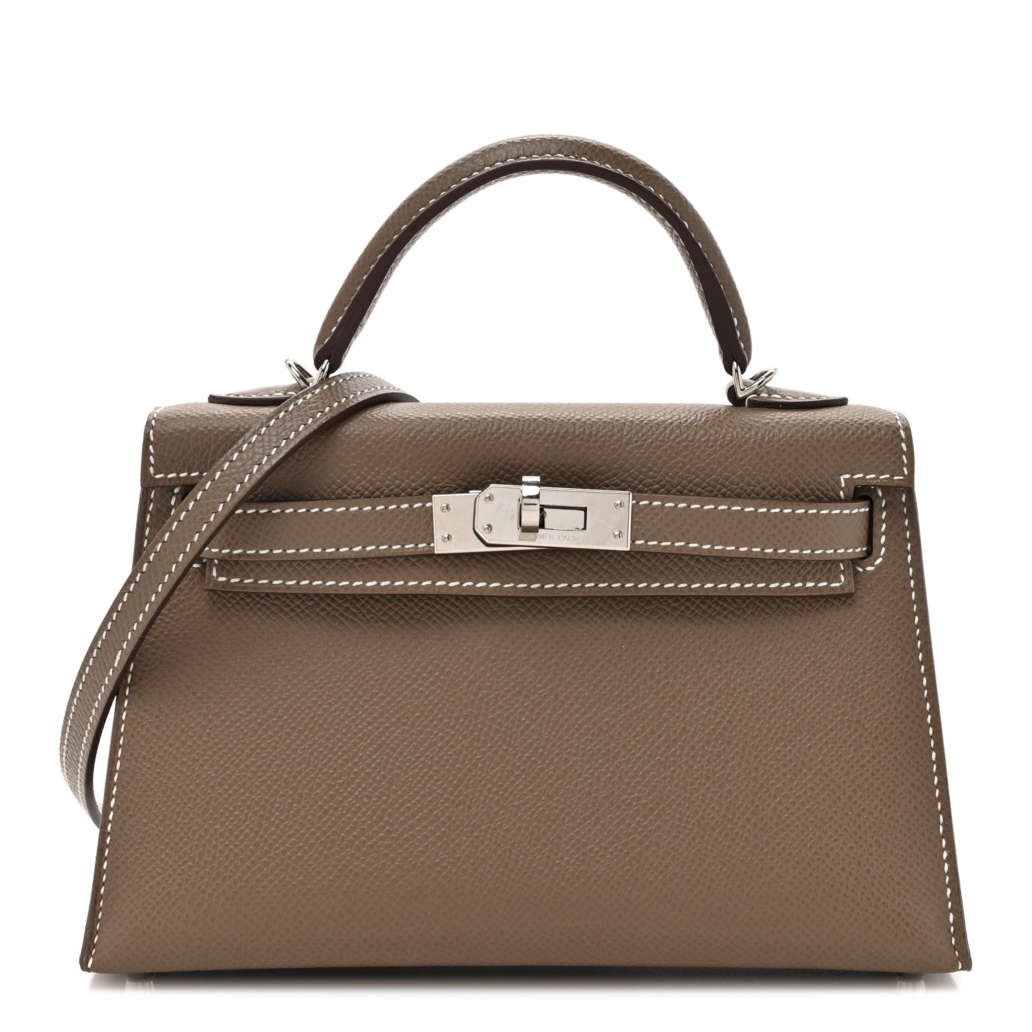 Hermes Epsom Mini Kelly Sellier 20 Etoupe 1 of 13