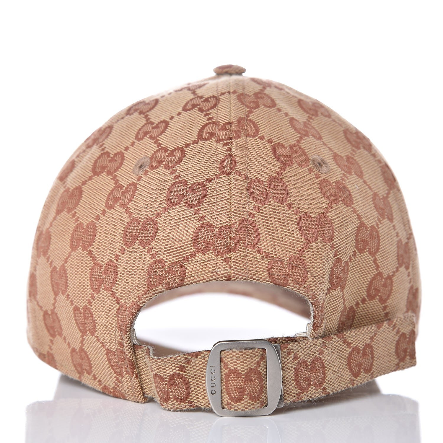 Gucci X MLB Monogram NY Yankees Baseball Hat 57-61 Beige Ruggine 5 of 9