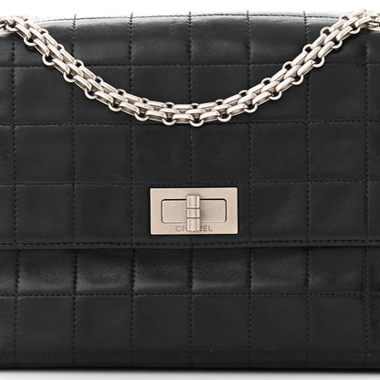 Chanel Lambskin Chocolate Bar Mademoiselle Flap Black 9 of 14