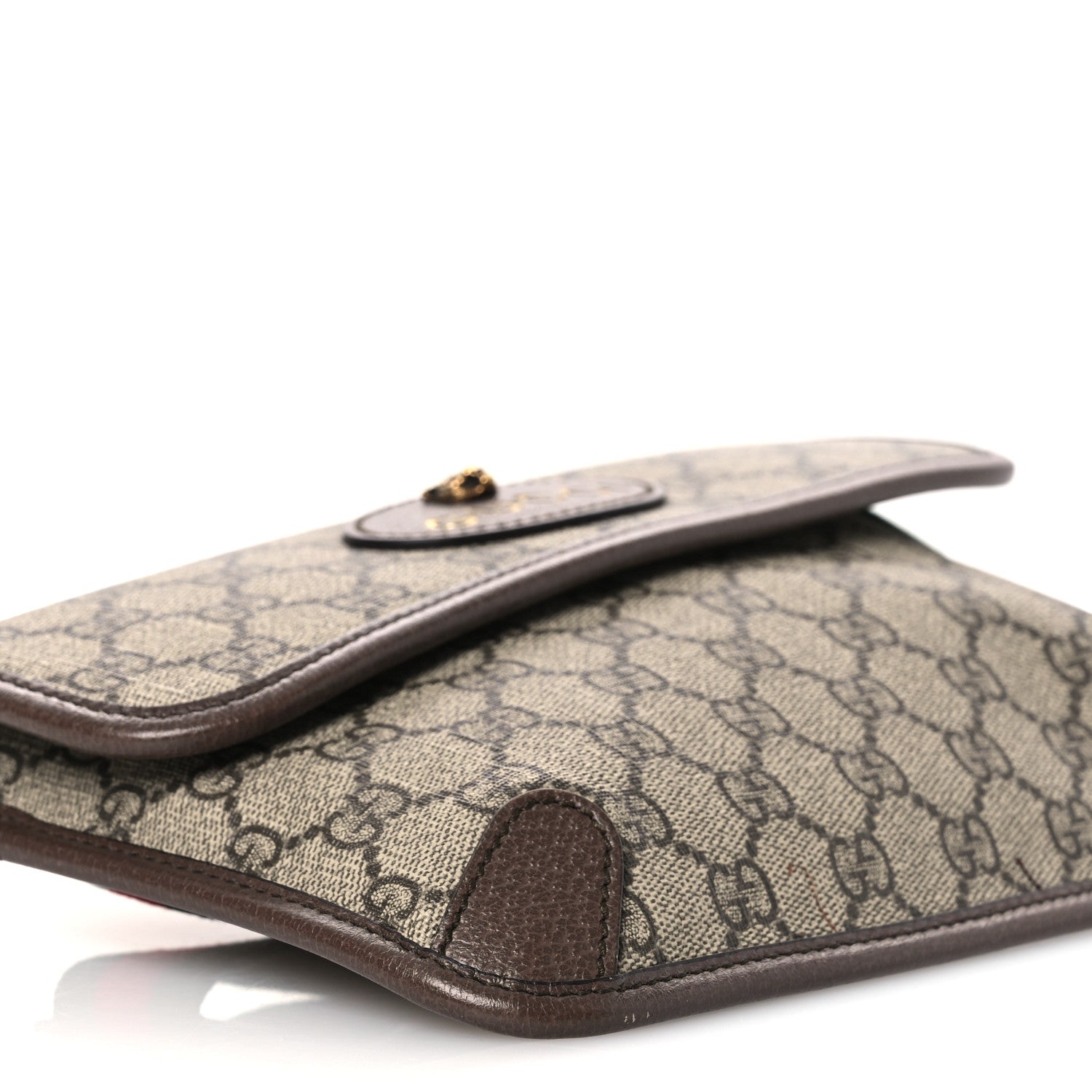 Gucci GG Supreme Monogram Neo Vintage Web Belt Bag Brown 8 of 10