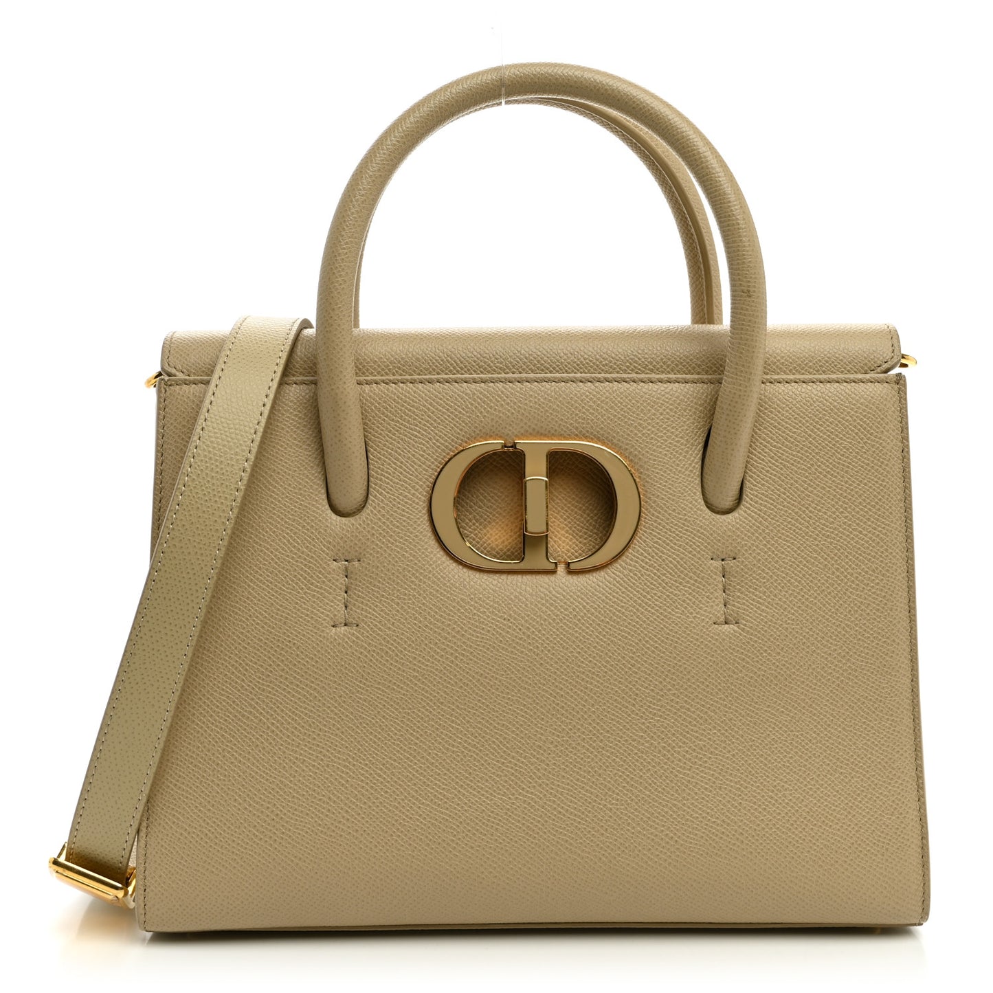 Grained Calfskin St. Honore Tote Beige
