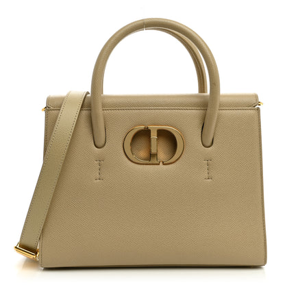 Christian Dior Grained Calfskin St. Honore Tote Beige 1 of 12
