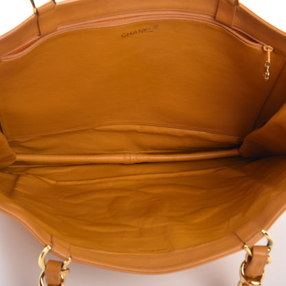 Chanel Lambskin Jumbo CC Shoulder Bag Orange 5 of 12