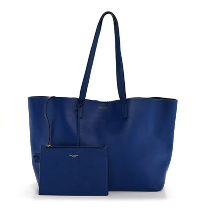 Saint Laurent Calfskin Large Shopping Tote Ultramarine 4 of 28
