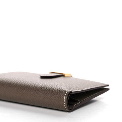 Hermes Epsom Bearn Compact Wallet Etoupe 11 of 12