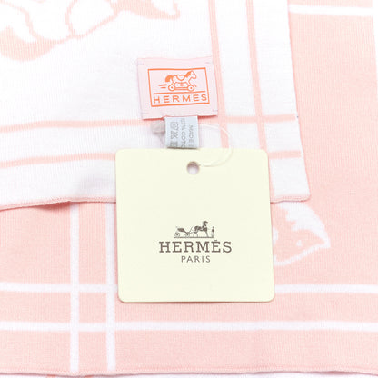 Hermes Cotton Knit Adada Baby Blanket Rose Lilas 4 of 4