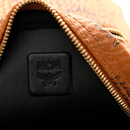 MCM Visetos Side Stud Mini Stark Backpack Cognac 5 of 8