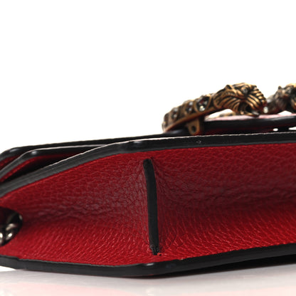 Gucci Calfskin Super Mini Dionysus Shoulder Bag Hibiscus Red 9 of 11