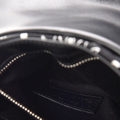 Saint Laurent Cotton Bandana Y Quilted Monogram Toy Loulou Crossbody Bag Black White 8 of 11