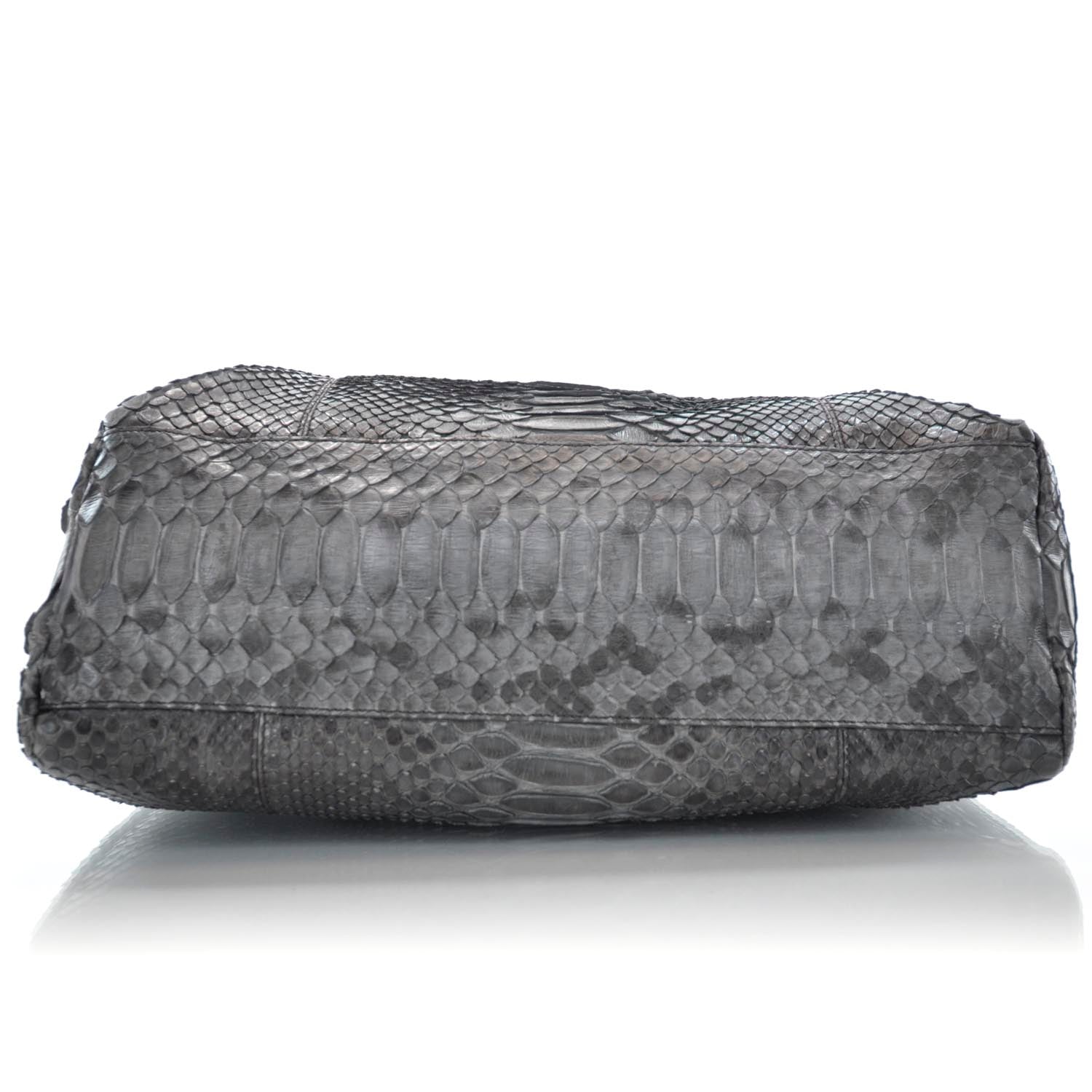 Gucci Python Large Jungle Tote Grey 6 of 9