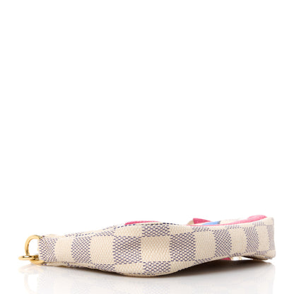 Louis Vuitton Damier Azur 2017 Christmas Animation Mini Pochette Accessories 4 of 10
