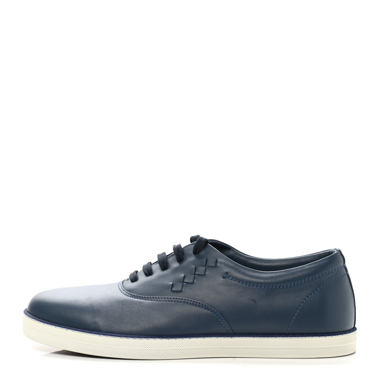 Nappa Intrecciato Speedster Sneakers 43.5 Denim
