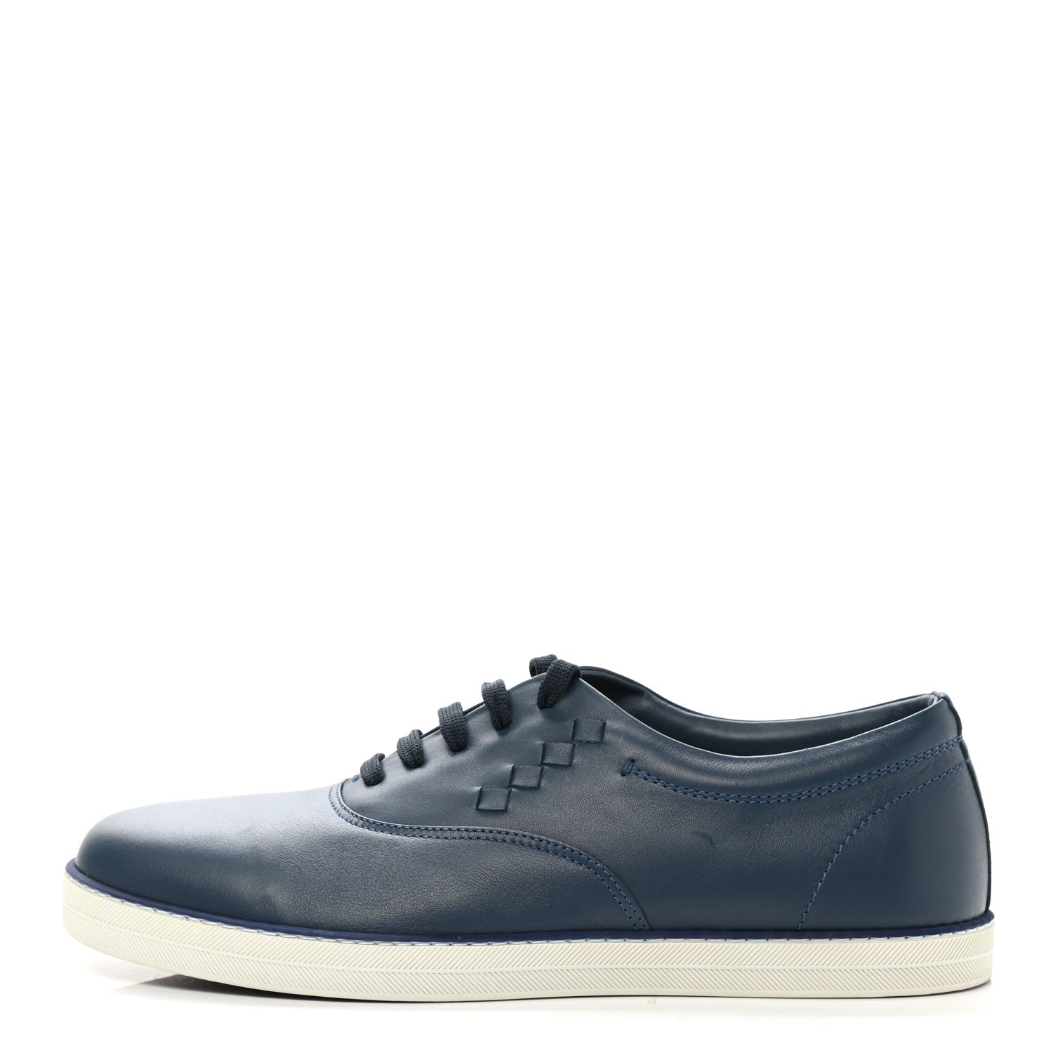 Bottega Veneta Nappa Intrecciato Speedster Sneakers 43.5 Denim 1 of 9