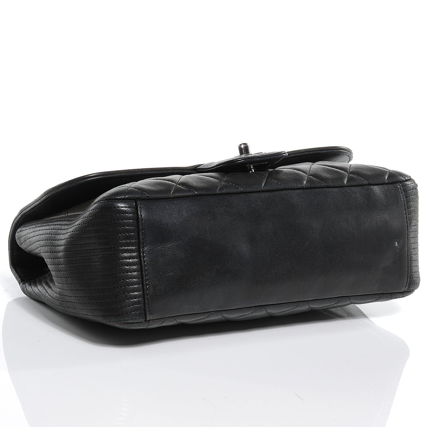 Lambskin Medium Coco Rider Flap Black