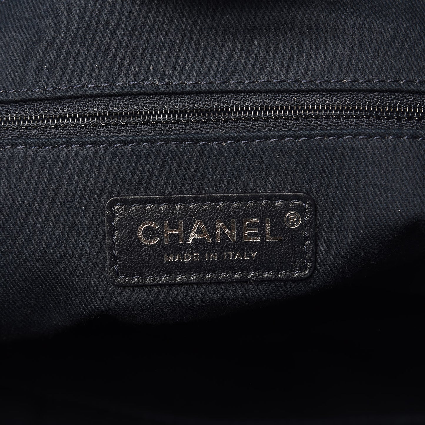 Denim Small Deauville Tote Dark Blue