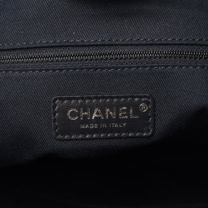 Chanel Denim Small Deauville Tote Dark Blue 6 of 9
