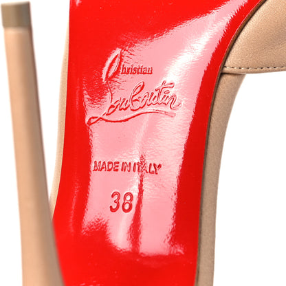 Christian Louboutin Nappa Iriza 100 Pumps 38 Nude 6 of 8
