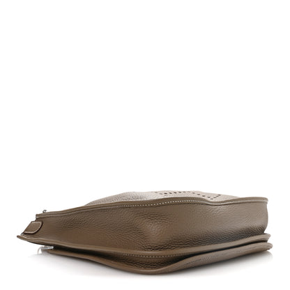 Hermes Taurillon Clemence Evelyne III PM Etoupe 4 of 10