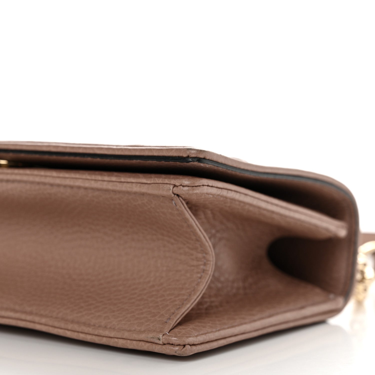 Christian Dior Grained Calfskin Small Diorama Flap Bag Taupe 12 of 13