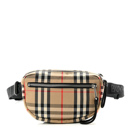 Burberry Nylon Vintage Check Small Cannon Bum Bag Archive Beige 1 of 10