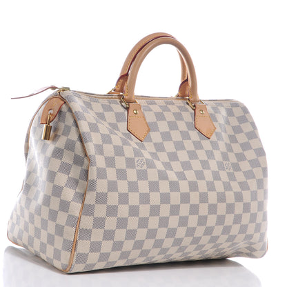 Louis Vuitton Damier Azur Speedy 35 3 of 9