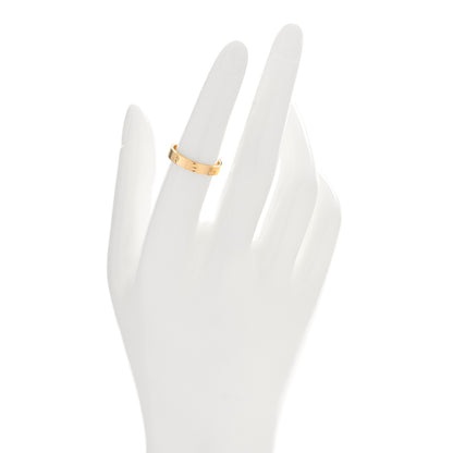 Cartier 18K Yellow Gold 3.5mm LOVE Wedding Band Ring 53 6.5 2 of 4