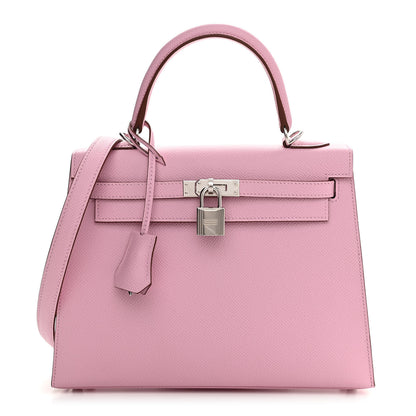 Hermes Epsom Kelly Sellier 25 Mauve Sylvestre 1 of 11
