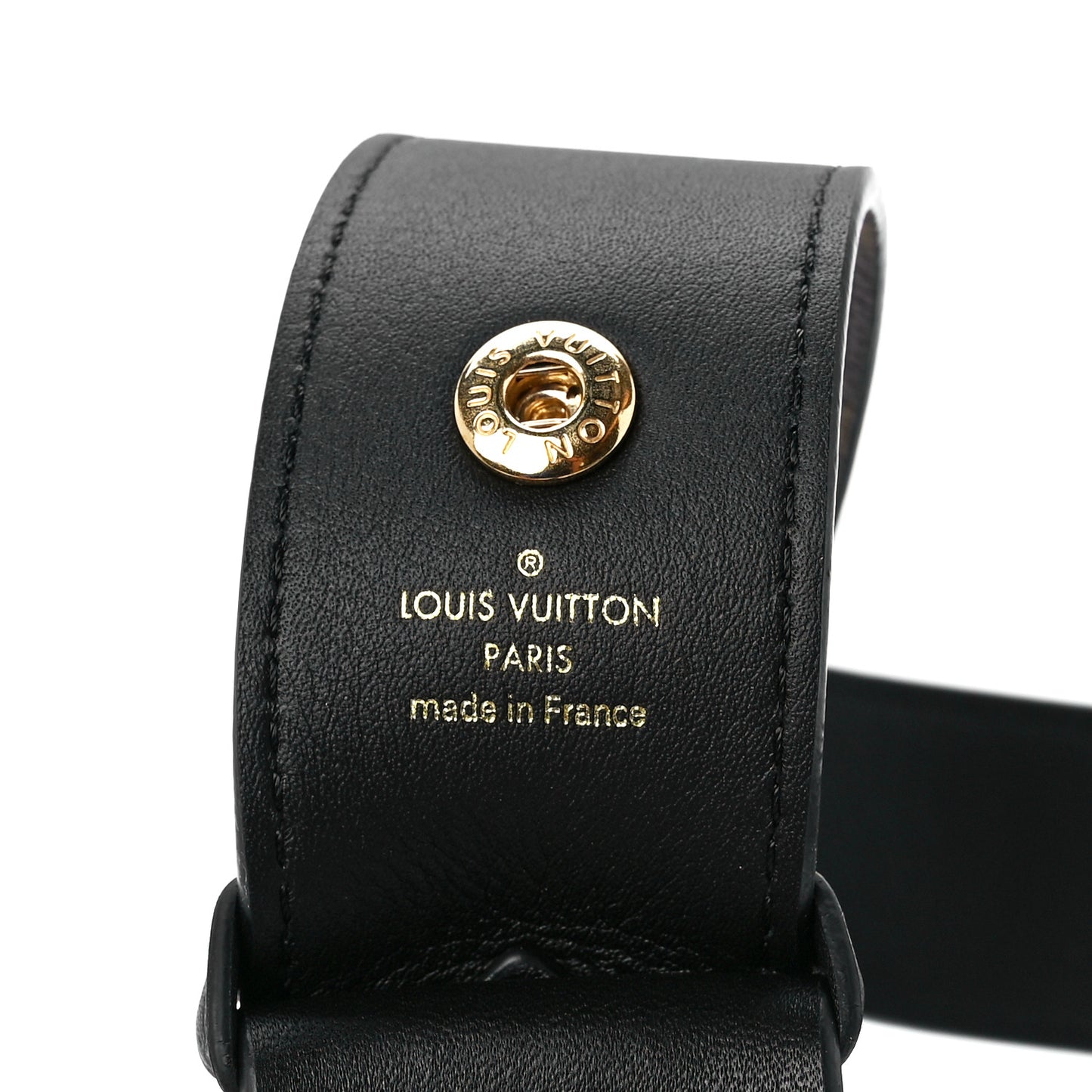 Monogram Adjustable Bandouliere Shoulder Strap Black