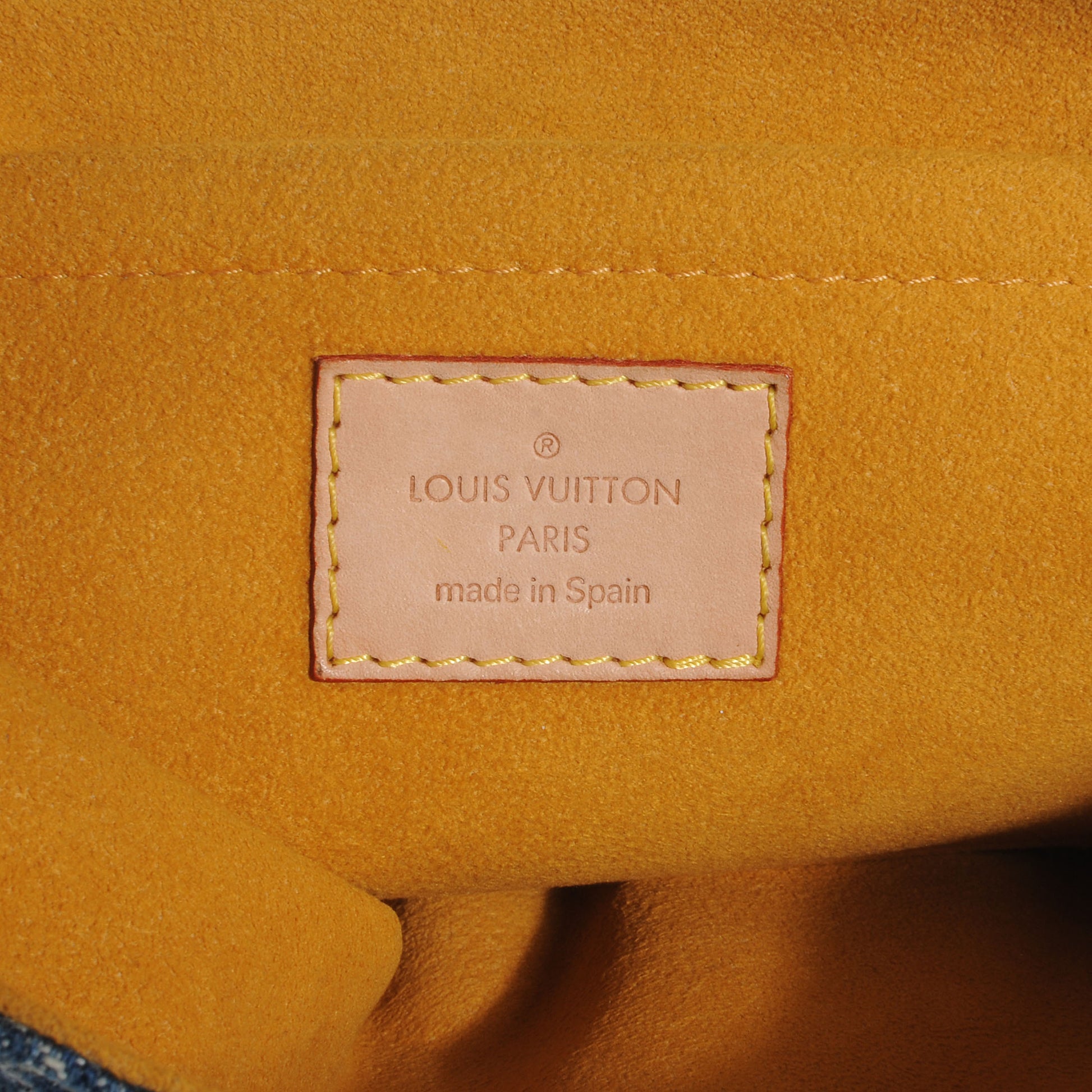 Louis Vuitton Monogram Denim Mini Pleaty Blue 5 of 7