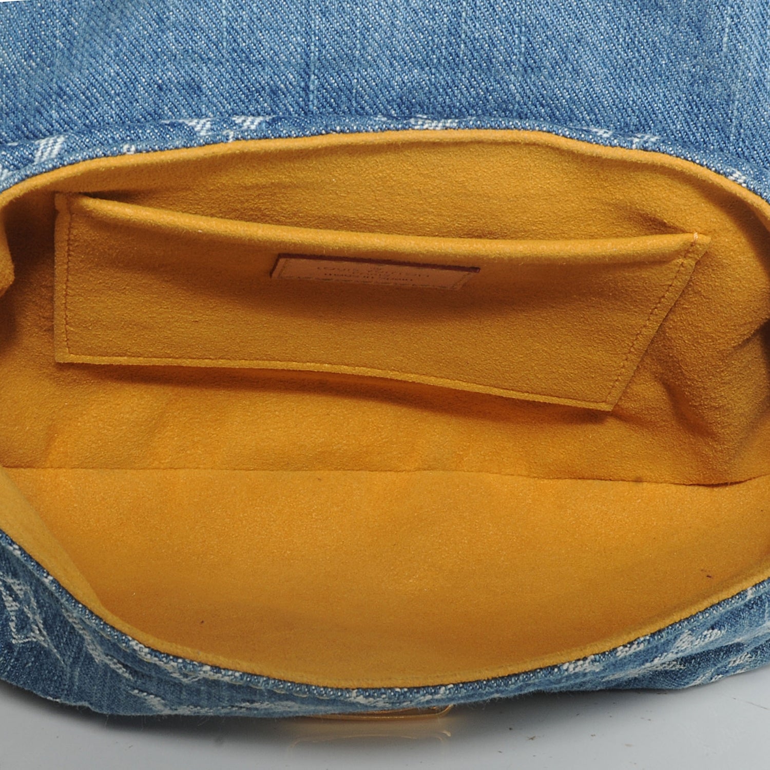 Louis Vuitton Monogram Denim Mini Pleaty Blue 5 of 8