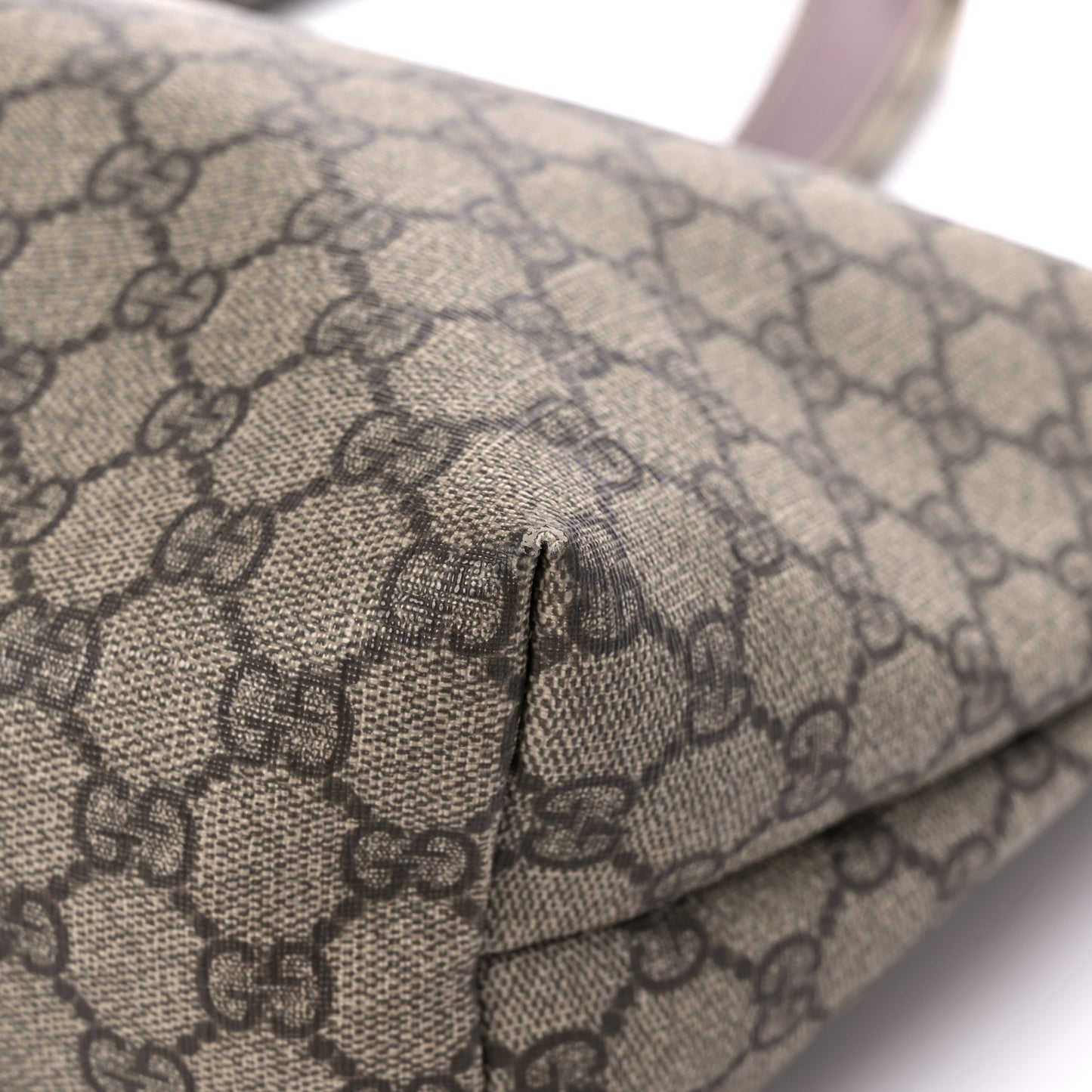 GG Plus Monogram Medium Signature Web Loop Tote Light Brown